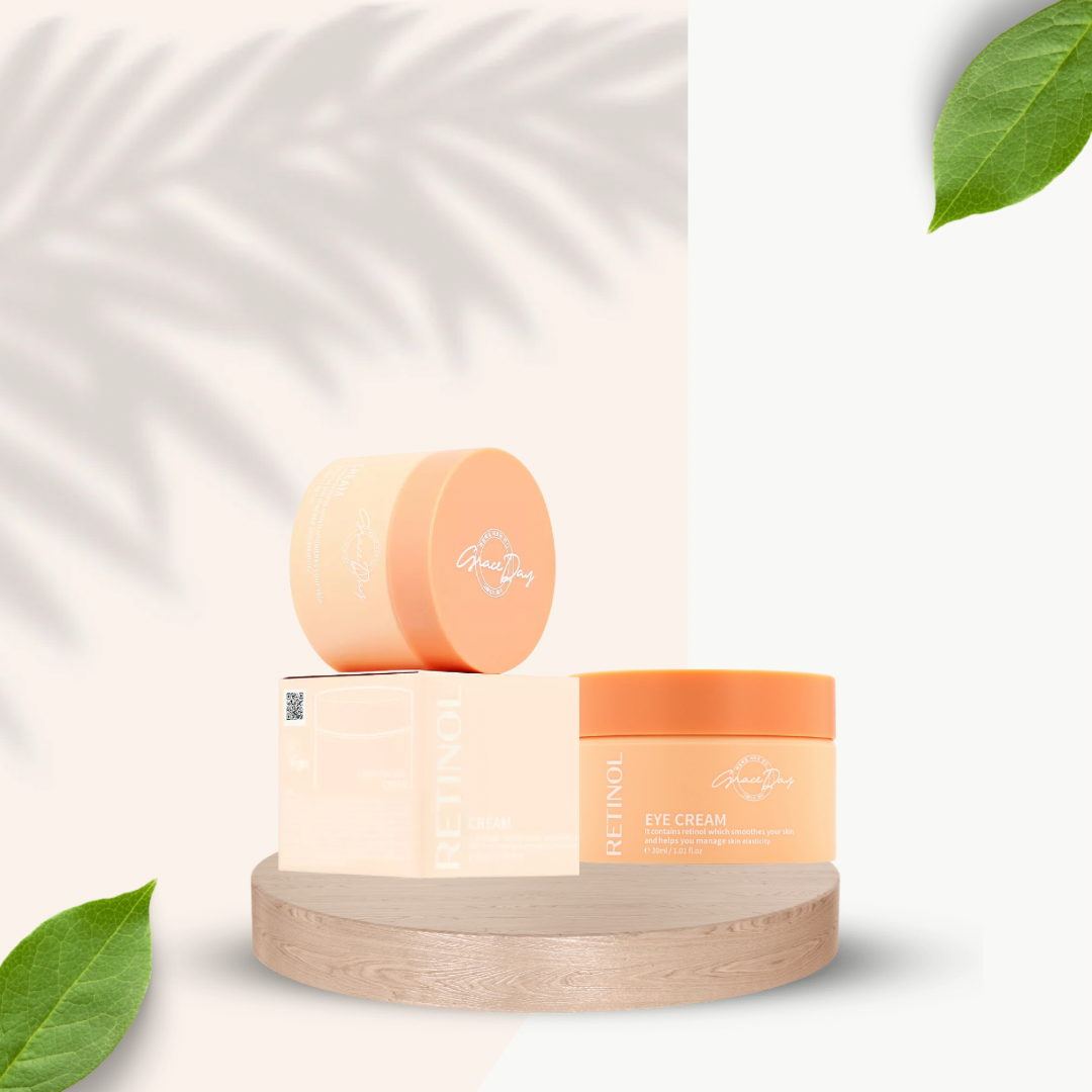 Set Regalo GRACE DAY Retinol Duo Occhi & Viso – Luminosità & Linee Sottili