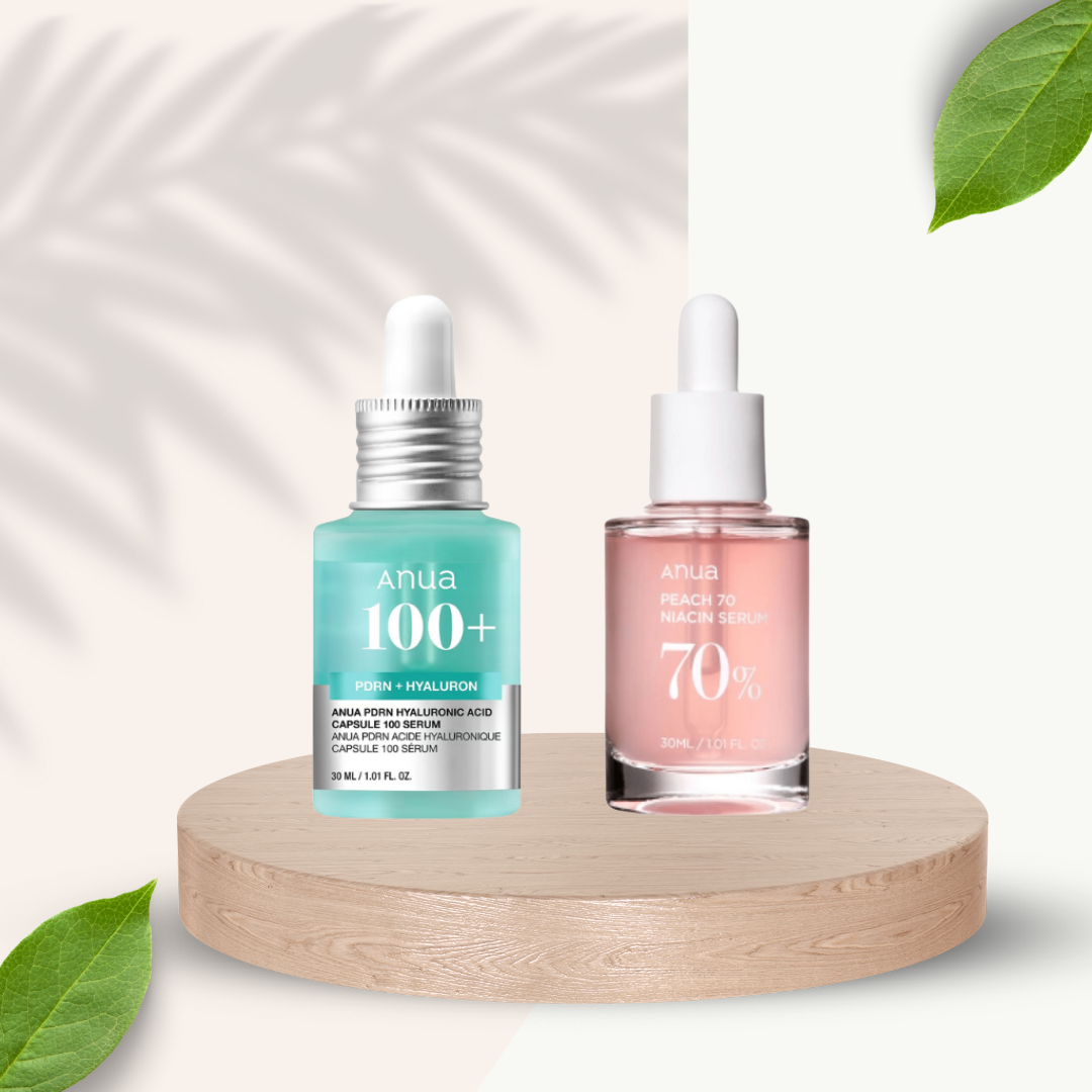 Set Regalo Sieri ANUA Hydra & Glow Duo – Idratazione Profonda & Luminosità